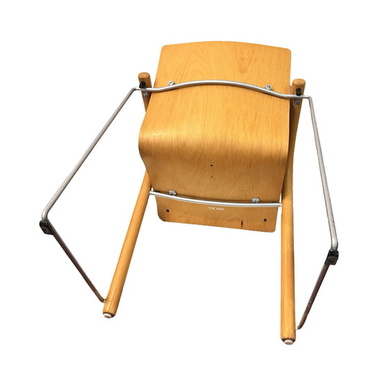 Image 1 of Chaise rembourrée, type S320, conçue par W. Schneider, U. Böhme, Thonet, Allemagne, 1984