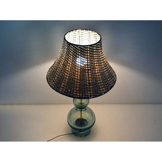 Image 1 of Lampe de table vintage par Flavio Poli pour Seguso Murano, 1950s