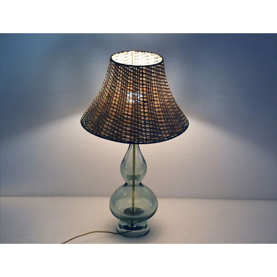 Image 1 of Lampe de table vintage par Flavio Poli pour Seguso Murano, 1950s