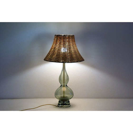 Image 1 of Lampe de table vintage par Flavio Poli pour Seguso Murano, 1950s