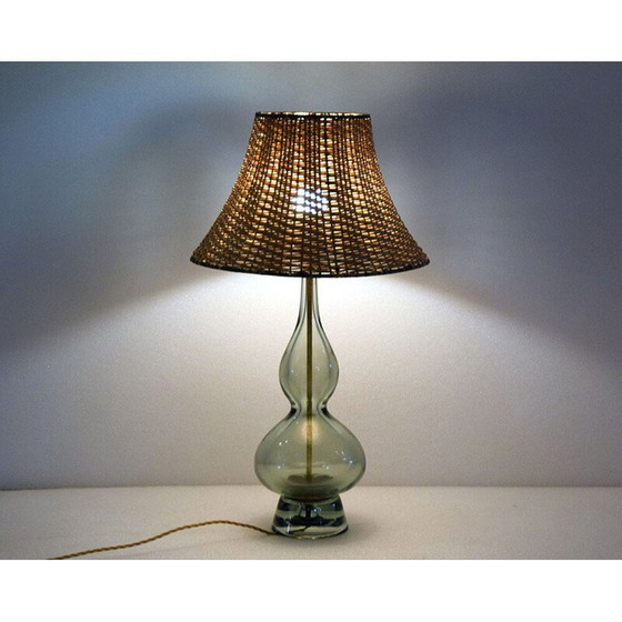 Image 1 of Lampe de table vintage par Flavio Poli pour Seguso Murano, 1950s