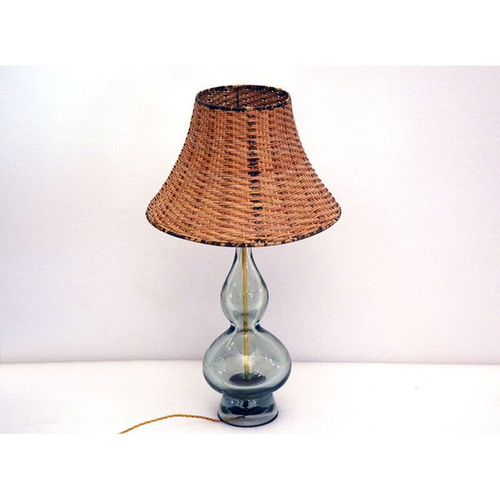 Image 1 of Lampe de table vintage par Flavio Poli pour Seguso Murano, 1950s