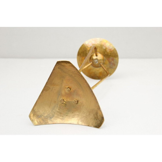 Image 1 of Chandelier vintage en laiton par Alfred Schäffer, Allemagne 1940