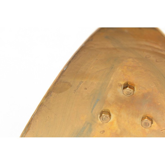 Image 1 of Chandelier vintage en laiton par Alfred Schäffer, Allemagne 1940