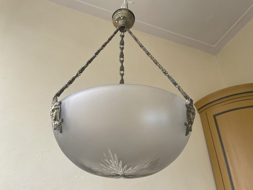 Lampe des années 1930 Lampe pendante française