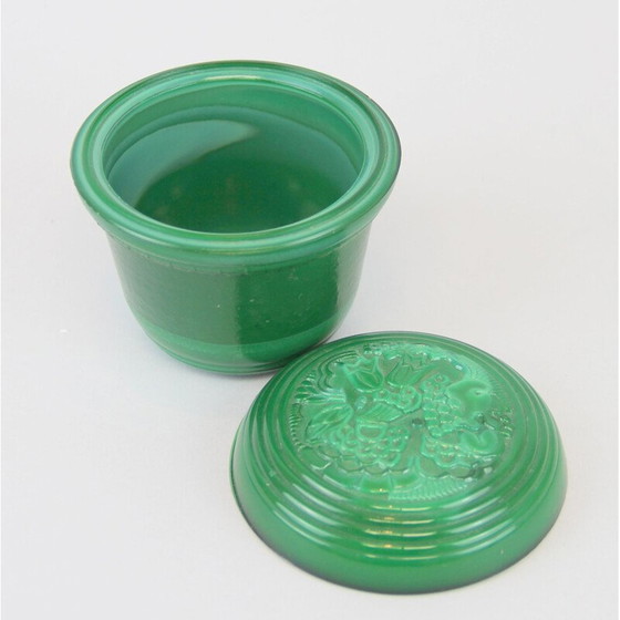 Image 1 of Boîte en verre Vintage Art Déco par Heinrich Hoffmann pour Schlevogt, 1930