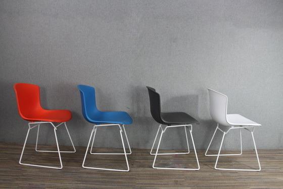 Image 1 of 4X Chaises Harry Bertoia Knoll Plastique