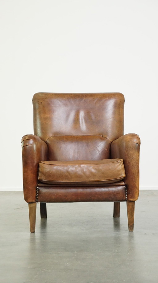 Fauteuil en peau de mouton