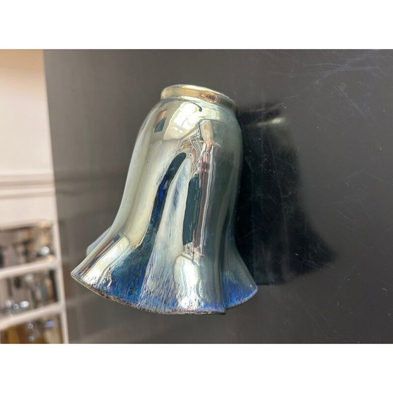 Image 1 of Paire de vases vintage en grès flammé