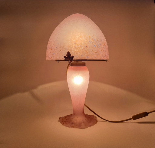 Lampe à poser en forme de champignon Vessière Cristaux