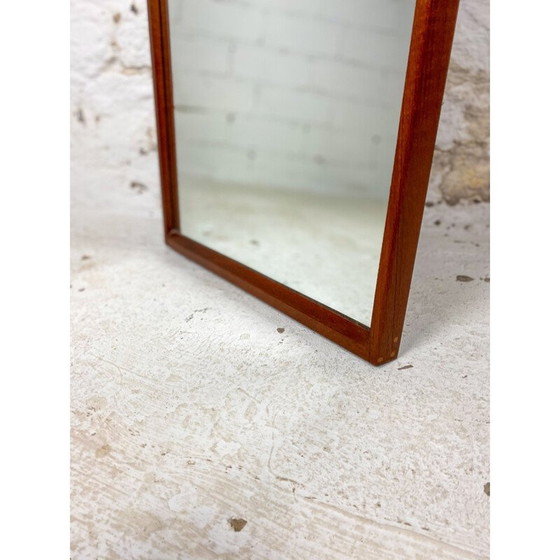 Image 1 of Miroir vintage en teck par Aksel Kjersgaard pour Aksel Kjersgaard, Danemark années 1960