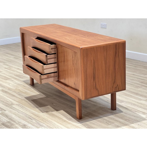 Image 1 of Buffet vintage en teck par Burchaard Nielsen pour Dyrlum, Danemark 1960