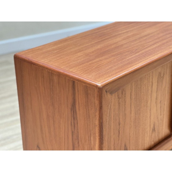 Image 1 of Buffet vintage en teck par Burchaard Nielsen pour Dyrlum, Danemark 1960