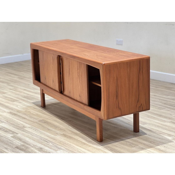 Image 1 of Buffet vintage en teck par Burchaard Nielsen pour Dyrlum, Danemark 1960