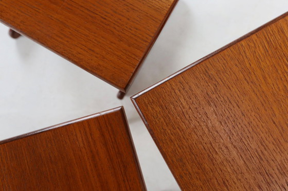 Image 1 of Ensemble de 3 tables gigognes en bois de teck par G-Plan, 1970, UK