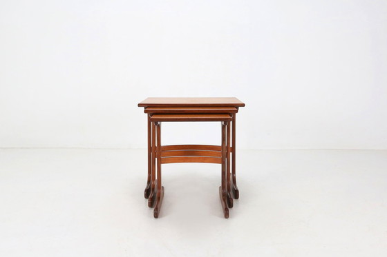 Image 1 of Ensemble de 3 tables gigognes en bois de teck par G-Plan, 1970, UK