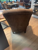 Fauteuil vintage en nubuck