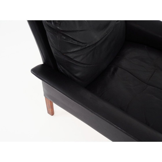 Image 1 of Fauteuil en cuir vintage de Hans Olsen