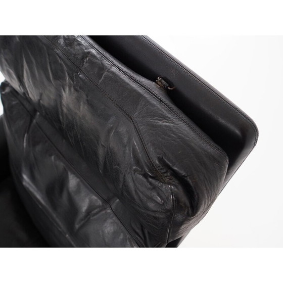 Image 1 of Fauteuil en cuir vintage de Hans Olsen