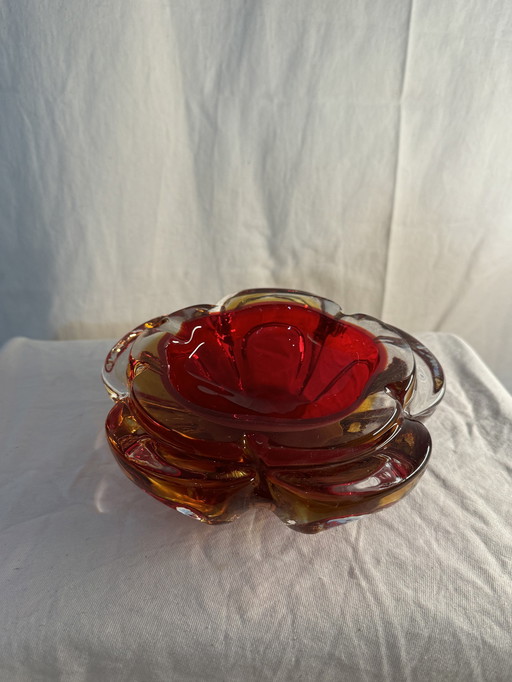 Bol/Ashtray vintage en forme de fleur