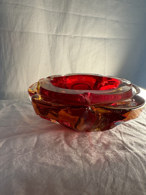 Bol/Ashtray vintage en forme de fleur