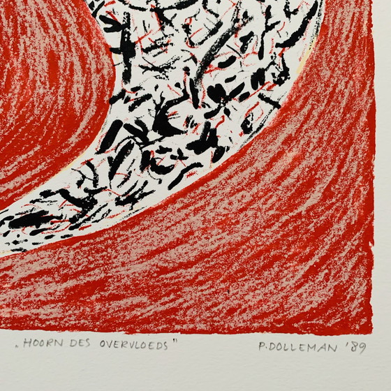 Image 1 of Sérigraphie Petra Dolleman - Corne d'abondance