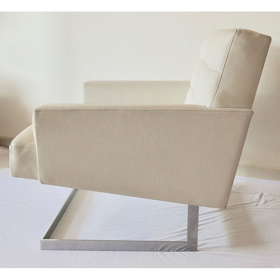 Image 1 of Paire de fauteuils en cuir vintage 1960