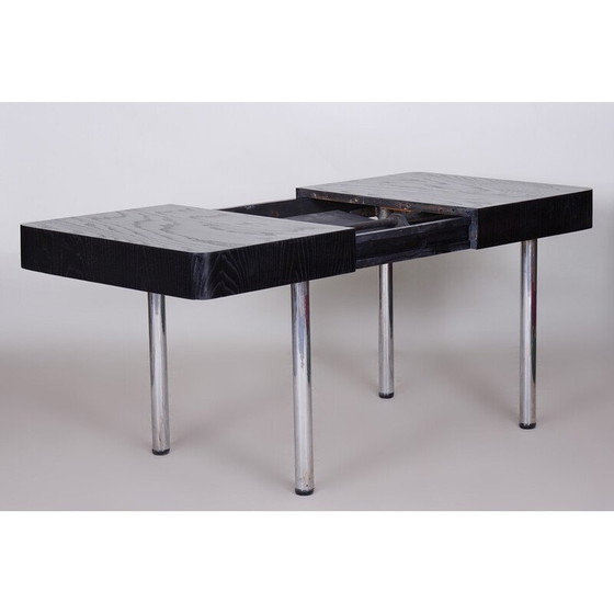 Image 1 of Table à rallonge vintage en chêne, République tchèque 1930-1939