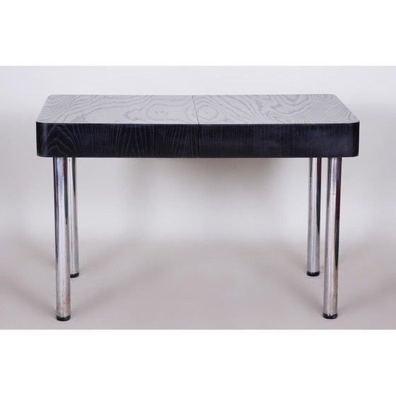 Image 1 of Table à rallonge vintage en chêne, République tchèque 1930-1939