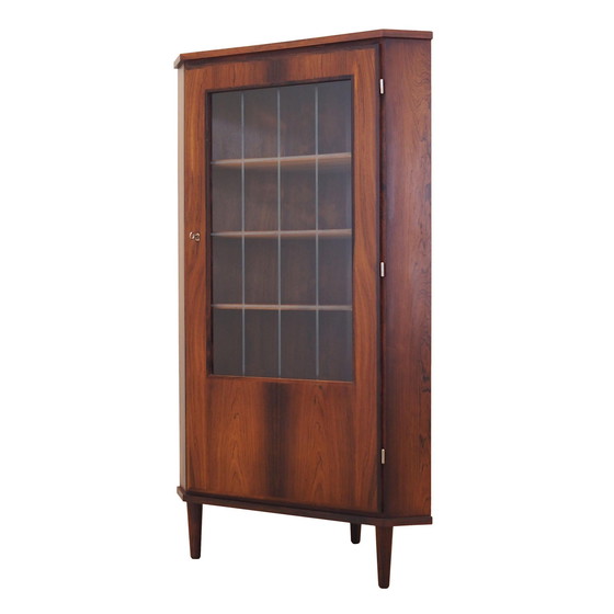 Image 1 of Vitrine en bois de rose, Design danois, 1970S, Production : Danemark