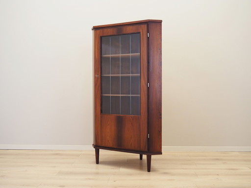 Vitrine en bois de rose, Design danois, 1970S, Production : Danemark