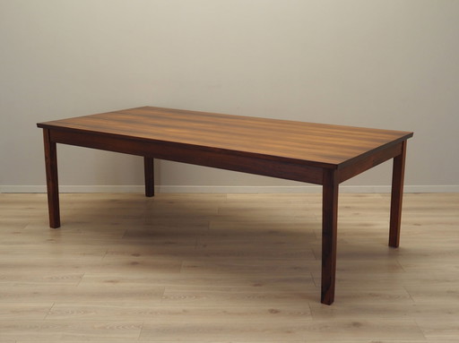 Table en bois de rose, Design danois, 1970S, Production : Danemark