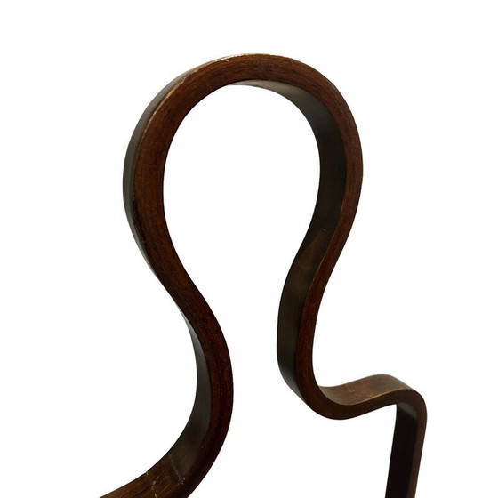 Image 1 of Porte-manteau vintage en bois courbé et hêtre teinté, 1960