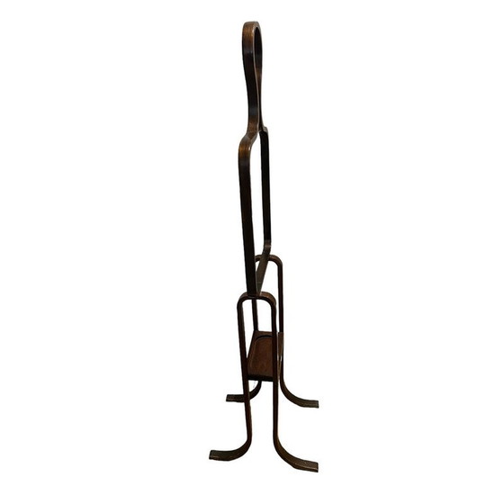 Image 1 of Porte-manteau vintage en bois courbé et hêtre teinté, 1960