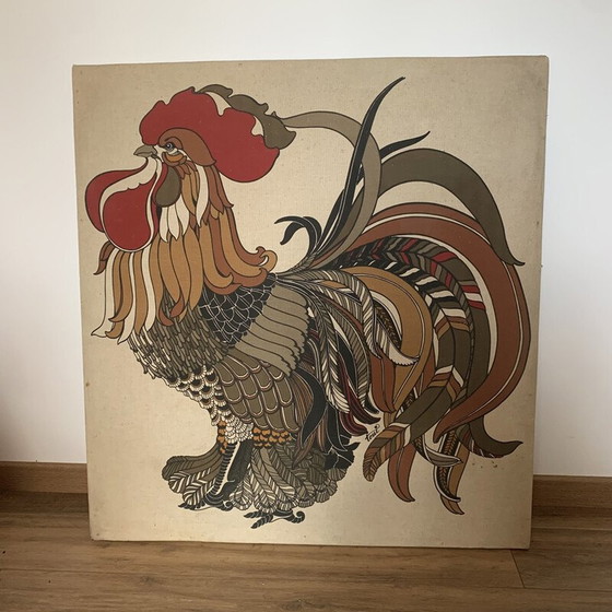 Image 1 of Suspension murale vintage coq par Toui