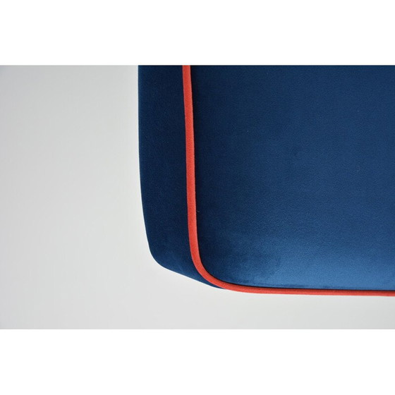 Image 1 of Fauteuil vintage Bunny bleu roi 1960s