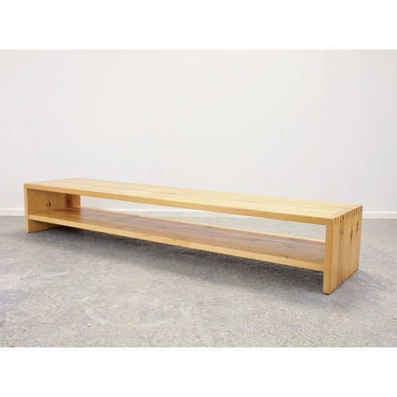 Image 1 of Table d'appoint vintage en pin par Ate van Apeldoorn pour Houtwerk Hattem