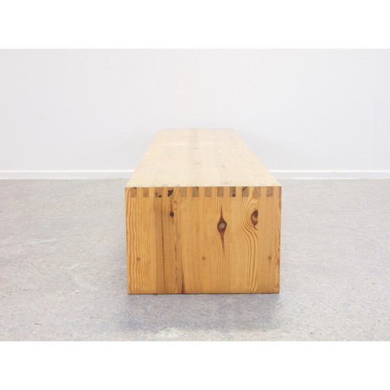 Image 1 of Table d'appoint vintage en pin par Ate van Apeldoorn pour Houtwerk Hattem