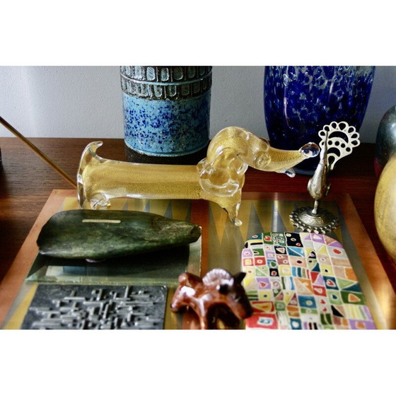 Image 1 of Sculpture vintage en verre de Murano par Barovier & Toso, 1960