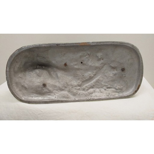 Sculpture vintage en métal représentant un cerf, Tchécoslovaquie, années 1950