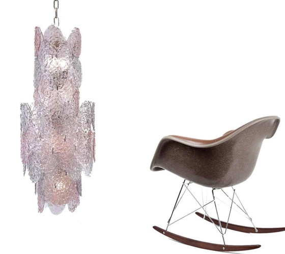 Image 1 of Très grand chandelier Cascade Torcello Verre de Murano par Vistosi, Italie