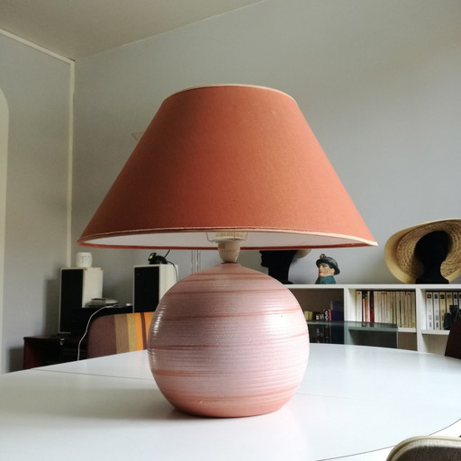 Lampe Champignon En Céramique Ø52, 1970