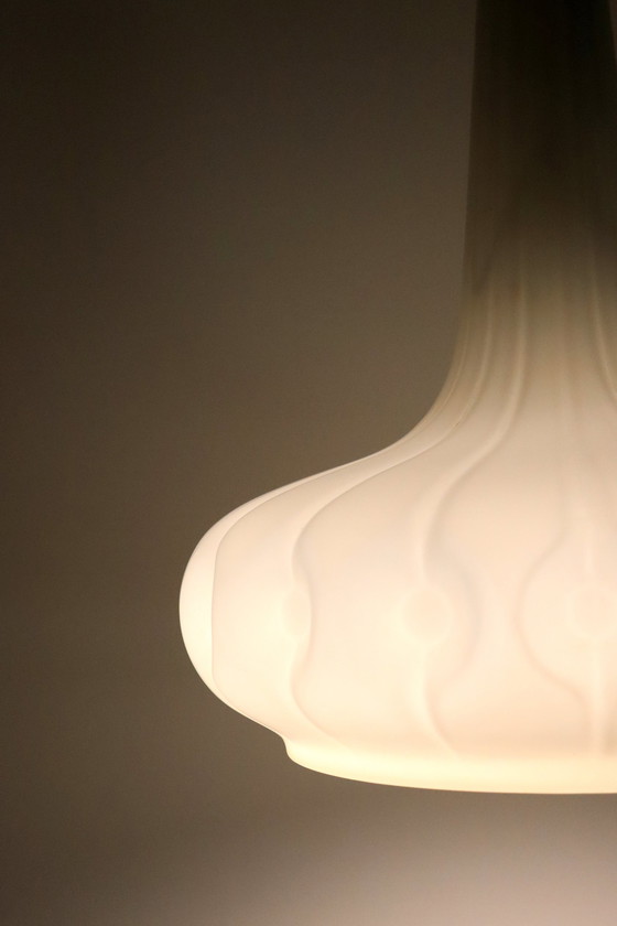 Image 1 of Peill & Putzler Lampe pendante en verre Vintage