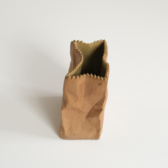 Image 1 of Vase vintage "Paper Bag" par Tapio Wirkkala pour Rosenthal, Allemagne 1970