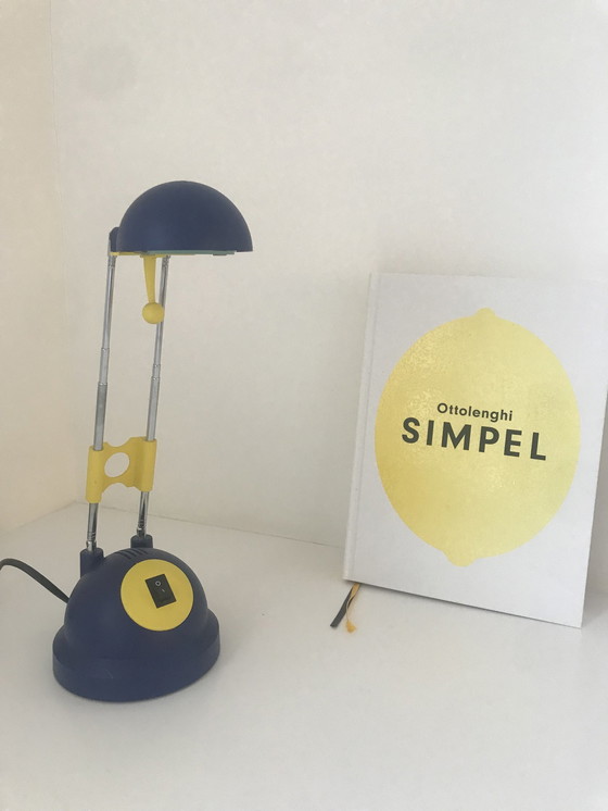 Image 1 of Lampe design vintage des années 80 style Memphis, lampe de bureau Pop-Art