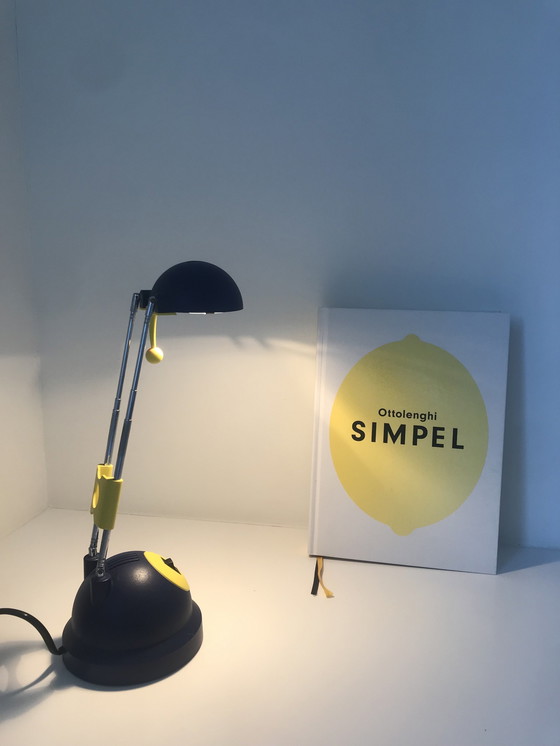 Image 1 of Lampe design vintage des années 80 style Memphis, lampe de bureau Pop-Art