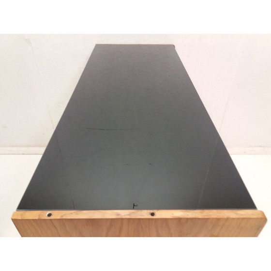 Image 1 of Commode vintage avec portes coulissantes par Jiroutek pour Interior Prague, Tchécoslovaquie 1960