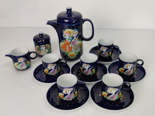 1001 Nights Coffee Tea Set By Bjorn Wiinblad