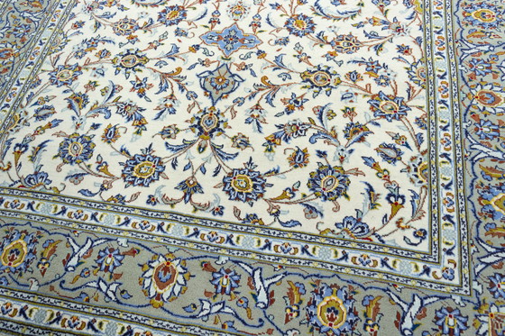 Image 1 of Tapis d'Orient Keshan liège noué à la main - 297 X 197 cm