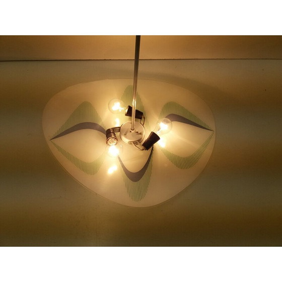 Image 1 of Suspension en verre du Mid Century Napako 1960s